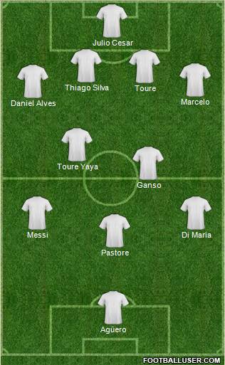Pro Evolution Soccer Team Formation 2012