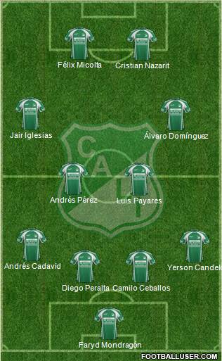 AC Deportivo Cali Formation 2012