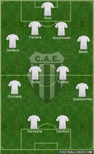 Estudiantes de Buenos Aires Formation 2012