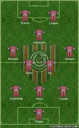Chacarita Juniors Formation 2012