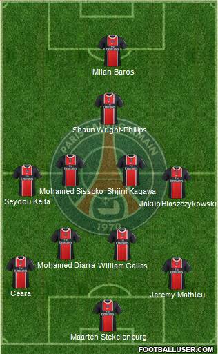 Paris Saint-Germain Formation 2012