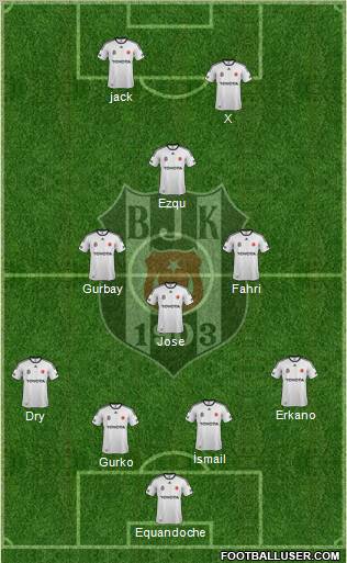 Besiktas JK Formation 2012