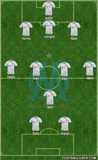 Olympique de Marseille Formation 2012