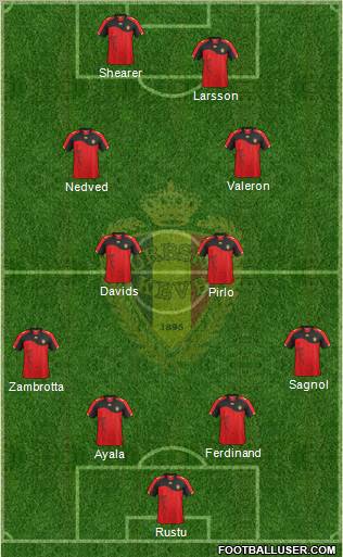 Belgium Formation 2012