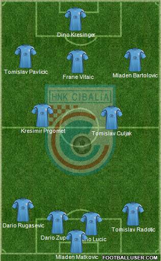 HNK Cibalia Formation 2012