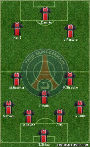 Paris Saint-Germain Formation 2012