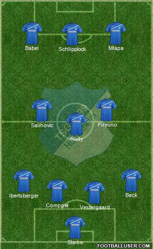 TSG 1899 Hoffenheim Formation 2012