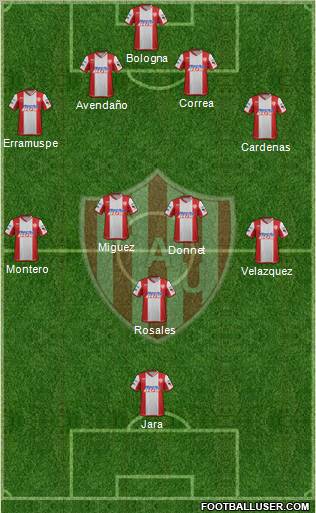 Unión de Santa Fe Formation 2012
