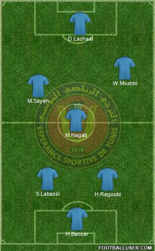 Espérance Sportive de Tunis football formation