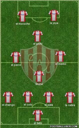 Unión de Santa Fe Formation 2012