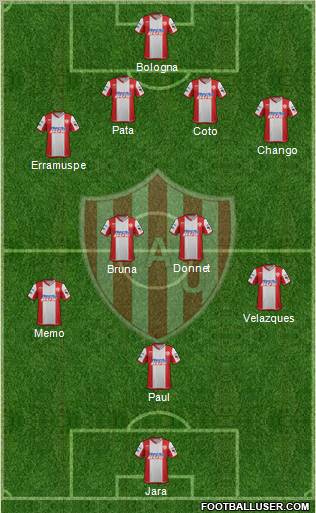 Unión de Santa Fe Formation 2012