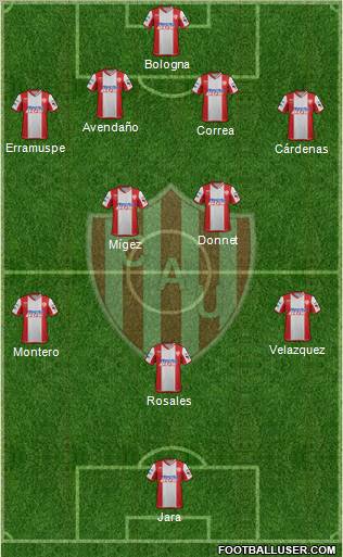 Unión de Santa Fe Formation 2012