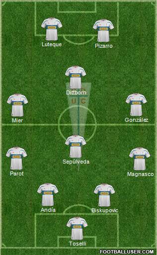 CD Universidad Católica Formation 2012