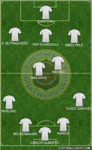 Hong Kong League XI Formation 2012