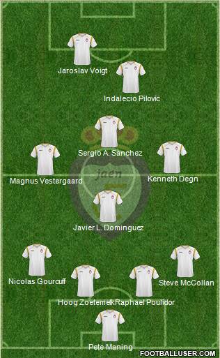 Real Jaén C.F. Formation 2012