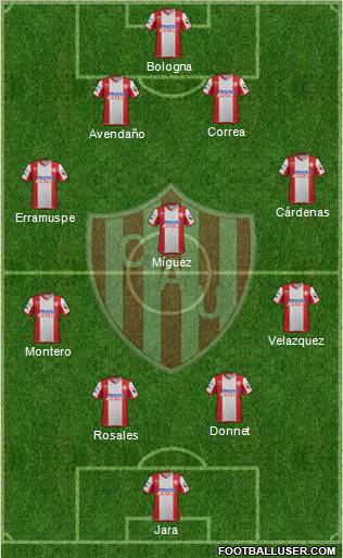 Unión de Santa Fe Formation 2012