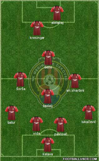 NK Medjimurje Formation 2012