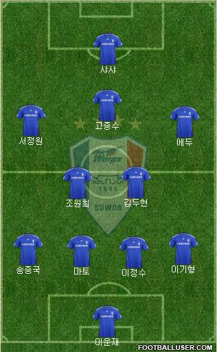 Suwon Samsung Blue Wings Formation 2012