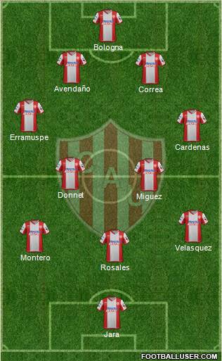 Unión de Santa Fe Formation 2012
