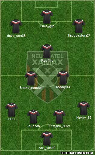 Neuchâtel Xamax FC Formation 2012