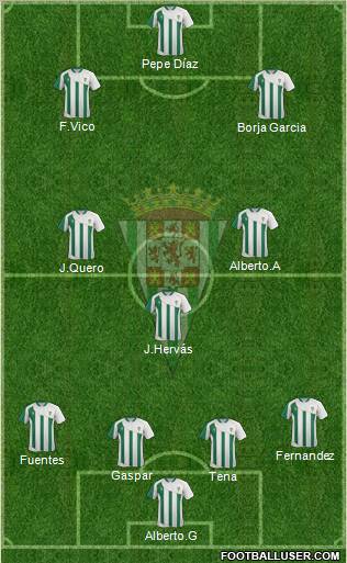 Córdoba C.F., S.A.D. Formation 2012
