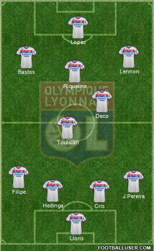 Olympique Lyonnais Formation 2012