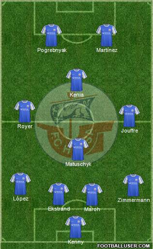 FC Hansa Rostock Formation 2012