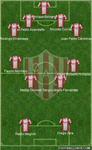 Unión de Santa Fe Formation 2012