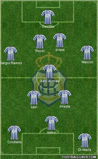 R.C. Recreativo de Huelva S.A.D. Formation 2012