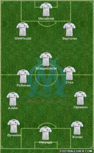 Olympique de Marseille Formation 2012
