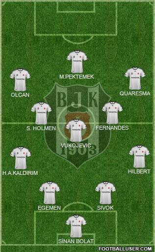 Besiktas JK Formation 2012