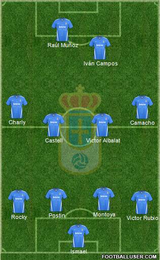 Real Oviedo S.A.D. Formation 2012