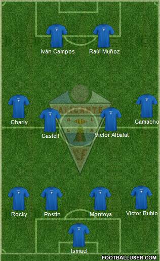 Alicante C.F. Formation 2012