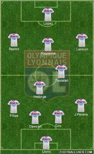 Olympique Lyonnais Formation 2012