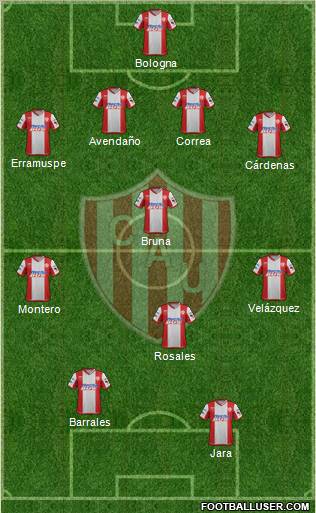 Unión de Santa Fe Formation 2012