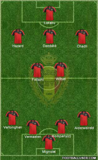 Belgium Formation 2012