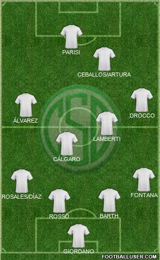 Sportivo Desamparados Formation 2012