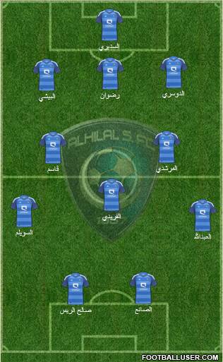 Al-Hilal (KSA) Formation 2012