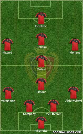Belgium Formation 2012