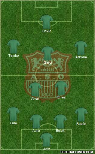 Amel Saad Olympic Chlef football formation