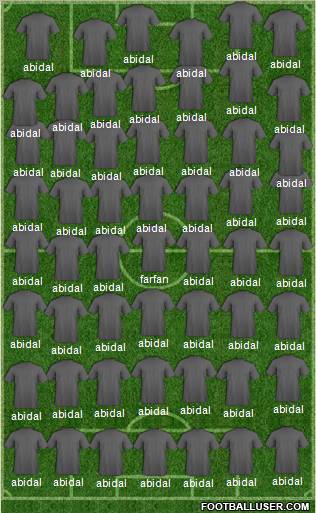Pro Evolution Soccer Team Formation 2012