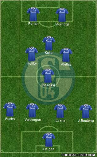 FC Schalke 04 Formation 2012