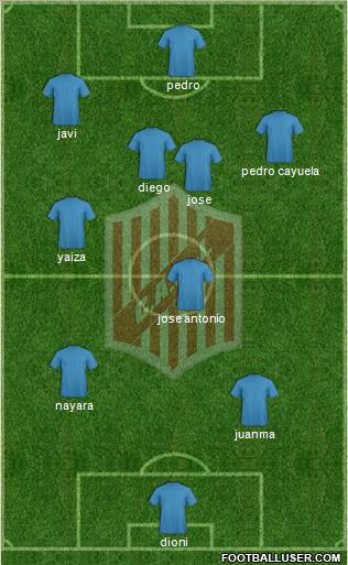 9 de Julio Formation 2012