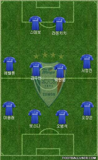 Suwon Samsung Blue Wings Formation 2012