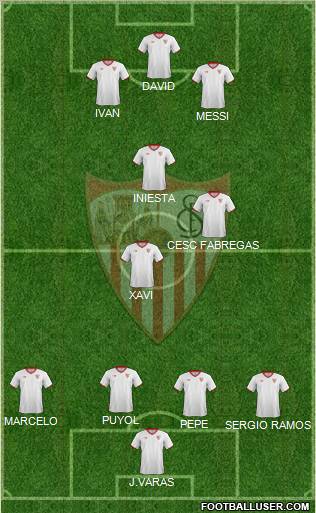 Sevilla F.C., S.A.D. Formation 2012