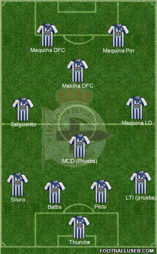 R.C. Deportivo de La Coruña S.A.D. Formation 2012