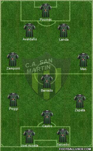 San Martín de San Juan Formation 2012