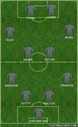 Pro Evolution Soccer Team Formation 2012
