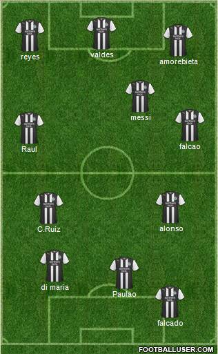 Newcastle United Formation 2012