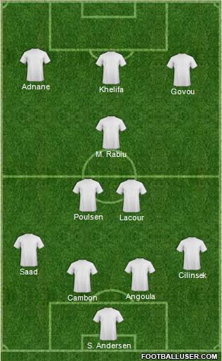 Pro Evolution Soccer Team Formation 2012